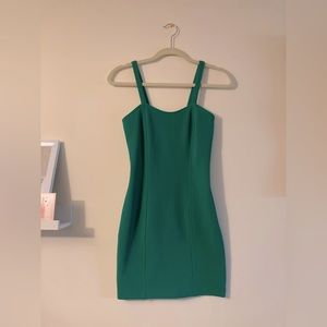 Forever 21 Green Fitted Mini Dress St. Patrick’s Day Dress Size Women’s Small